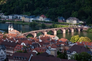 blick über heidelberg