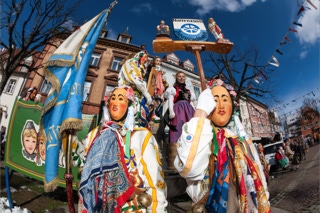 immaterielles weltkulturerbe schwäbisch-alemannische fasnacht: donaueschinger fasnachtsumzug