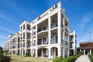 Architekturaufnahme des Hotelkomplex Hohe Düne in Rostock-Warnemünde