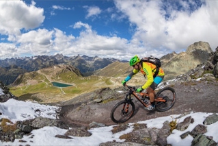 silvretta bike arena oberhalb von ischgl
