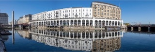 panorama der hamburger alsterarkaden